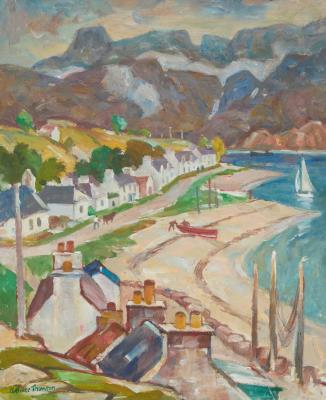 Shieldaig, Wester Ross by Adam Bruce Thomson - Auction record, sale price, and art valuation. Compare with similar artists and explore comparable artworks.