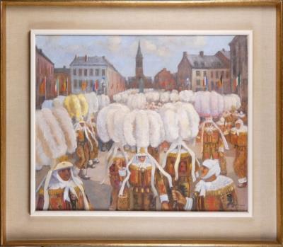 Remise de médailles aux Gilles