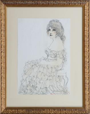 Seated woman