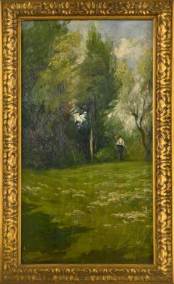 Figure Near the Woods