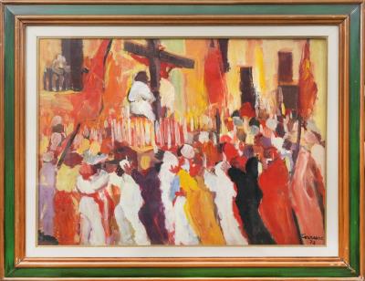 Procession in Monreale, childhood memory