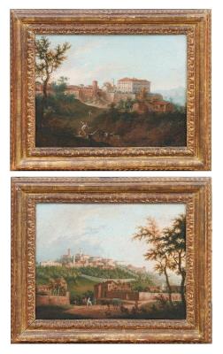 View of Moncalieri; View of Rivoli (2)