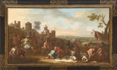Battle with pillage in the enemy camp