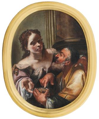 Between wealth and love: old man courting a young woman