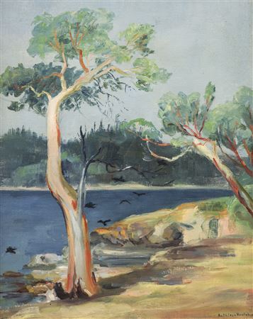 "Trees by the Shore"