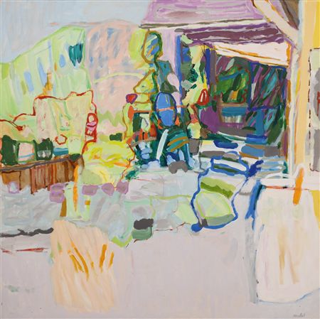 Terrace by Frederick Heidel - Auction record, sale price, and art valuation. Compare with similar artists and explore comparable artworks.