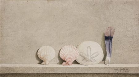 Shells and Feather by Rosalyn Gale Powell - Auction record, sale price, and art valuation. Compare with similar artists and explore comparable artworks.