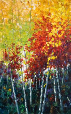 "Bitchin" Birches by Marilyn Hurst - Auction record, sale price, and art valuation. Compare with similar artists and explore comparable artworks.