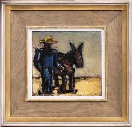 MAN AND DONKEY by Freda Marston - Auction record, sale price, and art valuation. Compare with similar artists and explore comparable artworks.