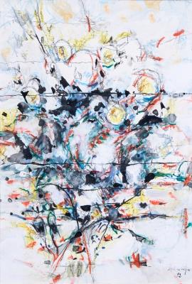 Punktuelle Landschaft by Georg Dickenberger - Auction record, sale price, and art valuation. Compare with similar artists and explore comparable artworks.