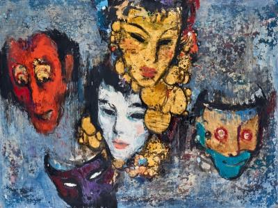 Masken, 1959 by Norbert Gerd Hartmann - Auction record, sale price, and art valuation. Compare with similar artists and explore comparable artworks.