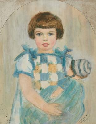 Girl with doll