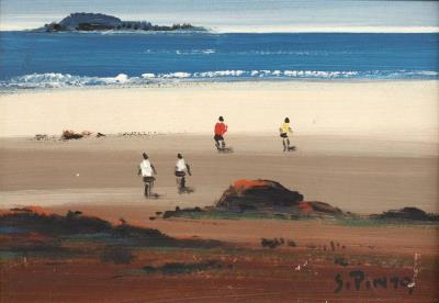 Am Strand by Sylvio Pinto - Auction record, sale price, and art valuation. Compare with similar artists and explore comparable artworks.