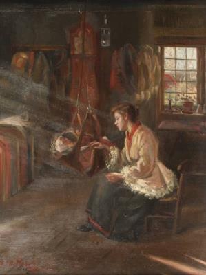 Wiegenlied by Anna Maria Renz - Auction record, sale price, and art valuation. Compare with similar artists and explore comparable artworks.