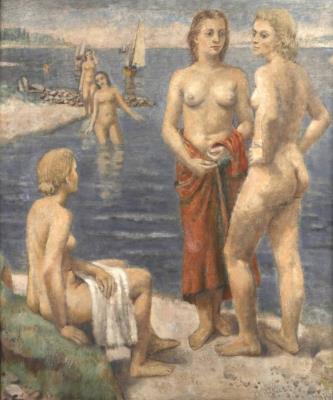 Bathing Girls on the Rhine