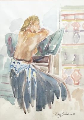 Model in the studio by Rika Schwimmer - Auction record, sale price, and art valuation. Compare with similar artists and explore comparable artworks.