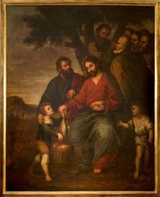 The miracle of the multiplication of the loaves and fishes by Pedro Atanasio Bocanegra - Auction record, sale price, and art valuation. Compare with similar artists and explore comparable artworks.