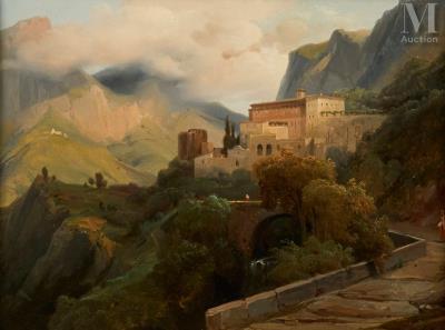 The monastery on the way from Amalfi to Minori