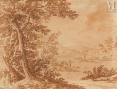Animated wooded landscape