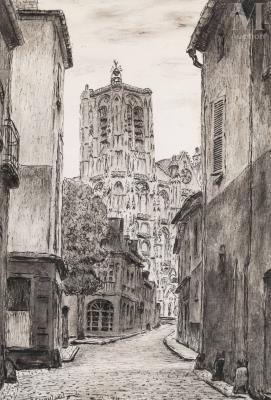 Street and church