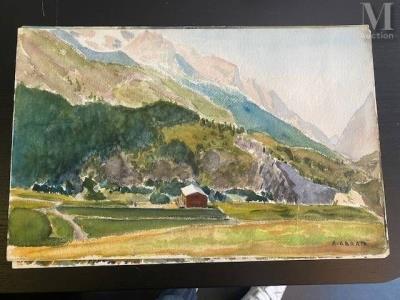 Mountain landscape, La Pastourelle
