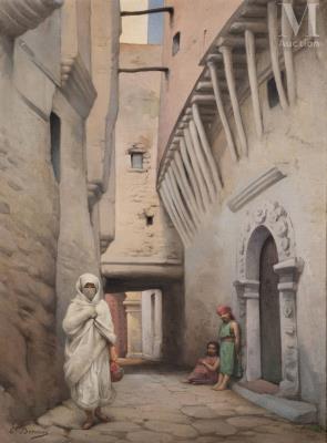 Street in the Casbah of Algiers