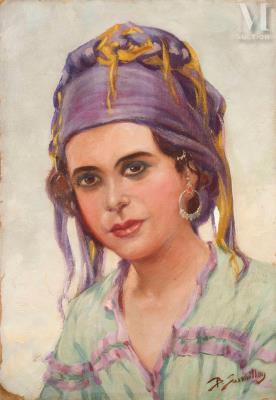Portrait of a young Berber woman