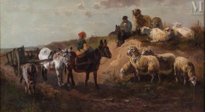 The meeting of the shepherd and the shepherdess