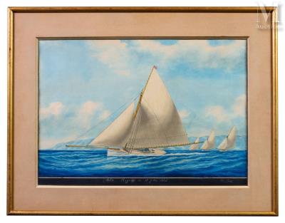 Houari Marseillais Alix, Marseilles regatta July 18, 1864