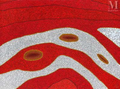 Dry Waterholes, 2021 by Kurun Warun - Auction record, sale price, and art valuation. Compare with similar artists and explore comparable artworks.