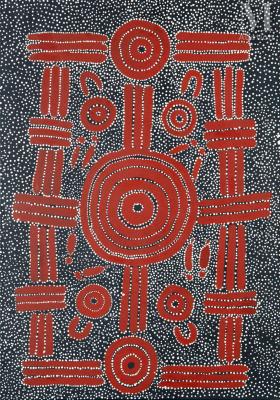 Kangaroo Dreaming by Ronnie Price Mpetyane - Auction record, sale price, and art valuation. Compare with similar artists and explore comparable artworks.