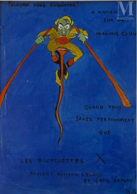 Les bicyclettes X  /  Pourquoi vous esquinter !