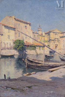 Canal aux Martigues and the Church of Sainte Madeleine
