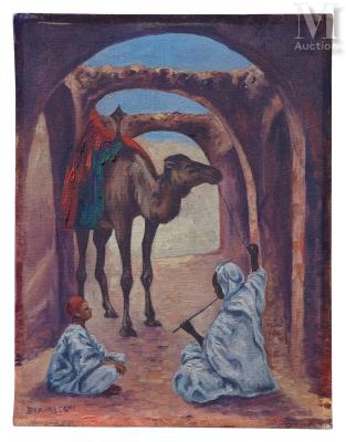 Bedouins with Dromedary