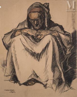 Seated man
