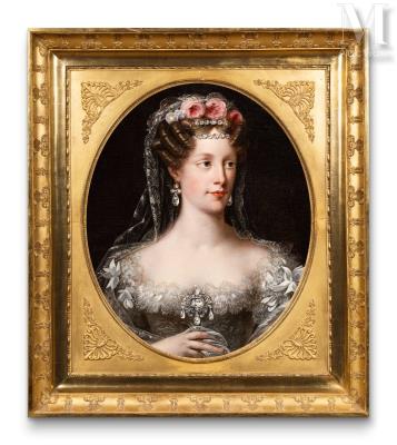 Portrait of Marie‑Caroline de Bourbon‑Siciles, Duchess of Berry by Robert-Jacques François-Faust Lefebvre - Auction record, sale price, and art valuation. Compare with similar artists and explore comparable artworks.