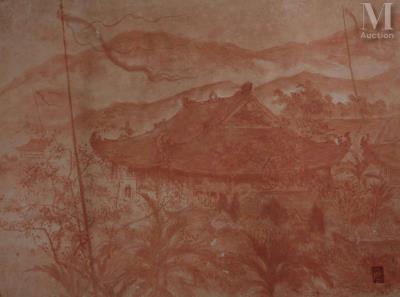 Landscape of the Dư Hàng Pagoda