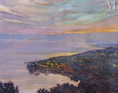 Bay at dusk