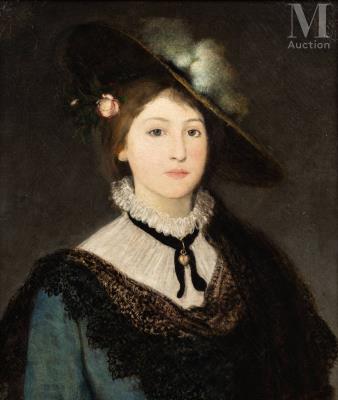 Portrait of a woman with a ruff