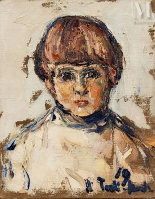 Portrait of Alain de la Horbe as a child