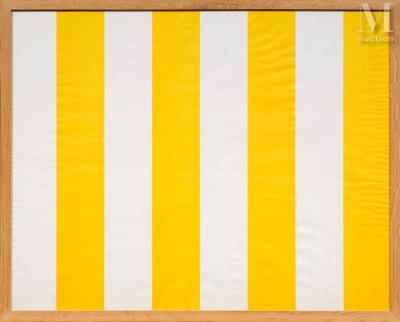 White and yellow collaged paper