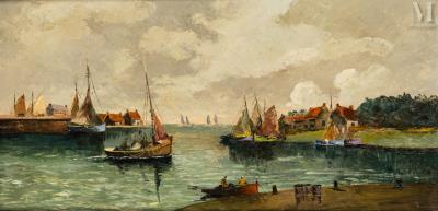 Fishing boats and sardine boats in Brittany
