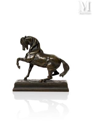Turkish Horse N°4 (left front raised, square terrace)