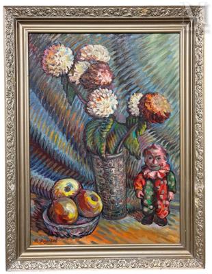 Still life with a clown