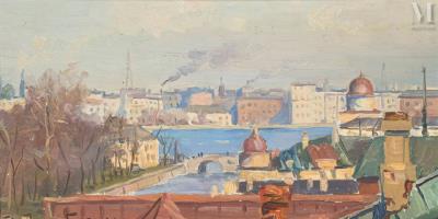 View of the city of St. Petersburg