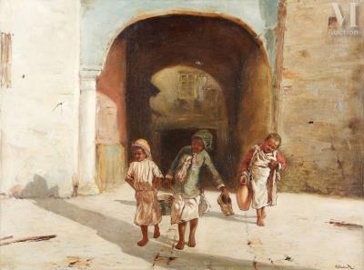 Children in the Medina