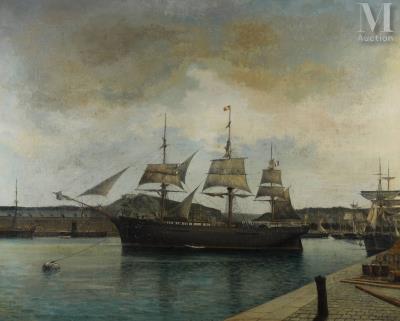 The squadron in a port