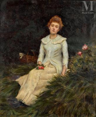 Woman in the garden