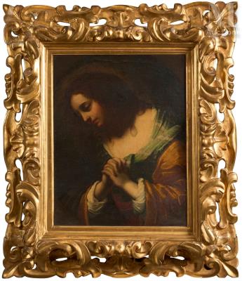 Saint at prayer