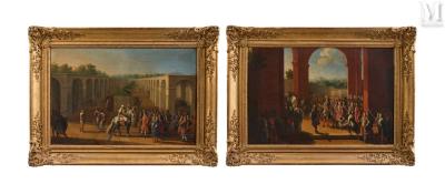 Moulay Ismail Receiving Louis XIV's Ambassador François Pidou de S.-Olon  /  Louis XIV's Ambassador in Front of Sultan Moulay Ismail